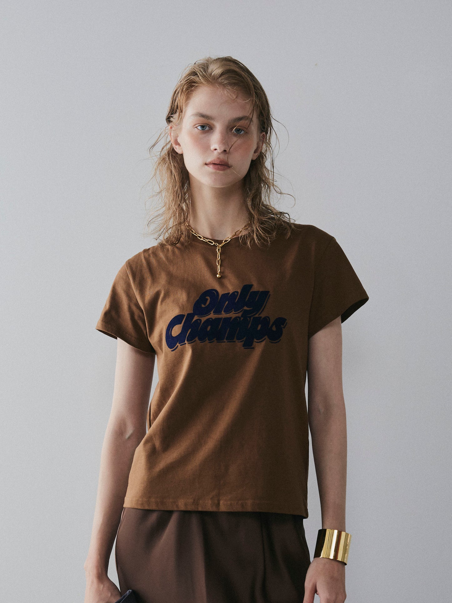 【予約:11月中旬】¨Only champs ¨
flocky print tee/60251008006
