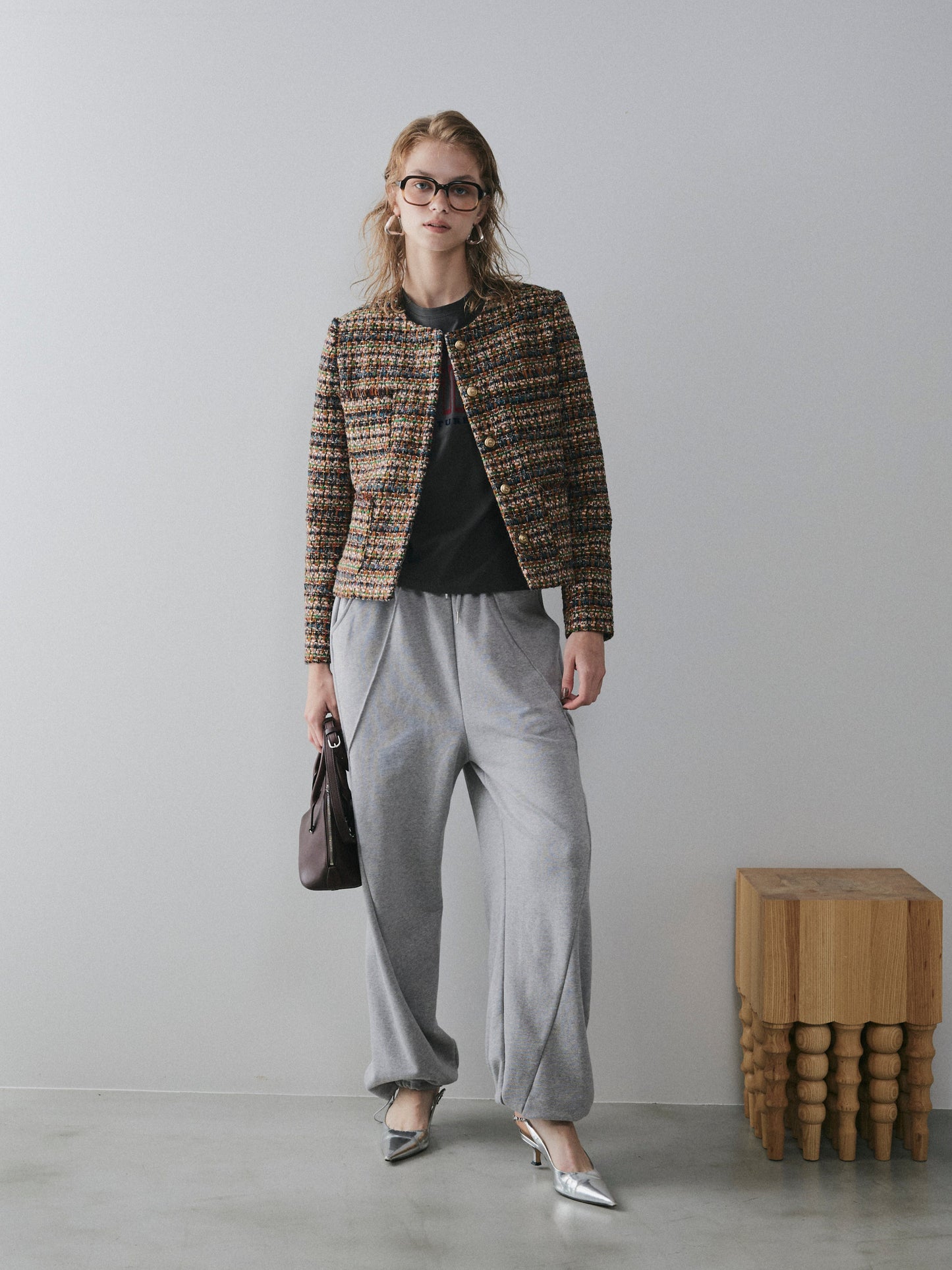 【予約:11月中旬】Mixed Tweed Jacket/60251004001