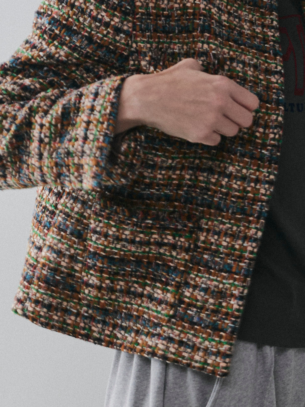 【予約:11月中旬】Mixed Tweed Jacket/60251004001