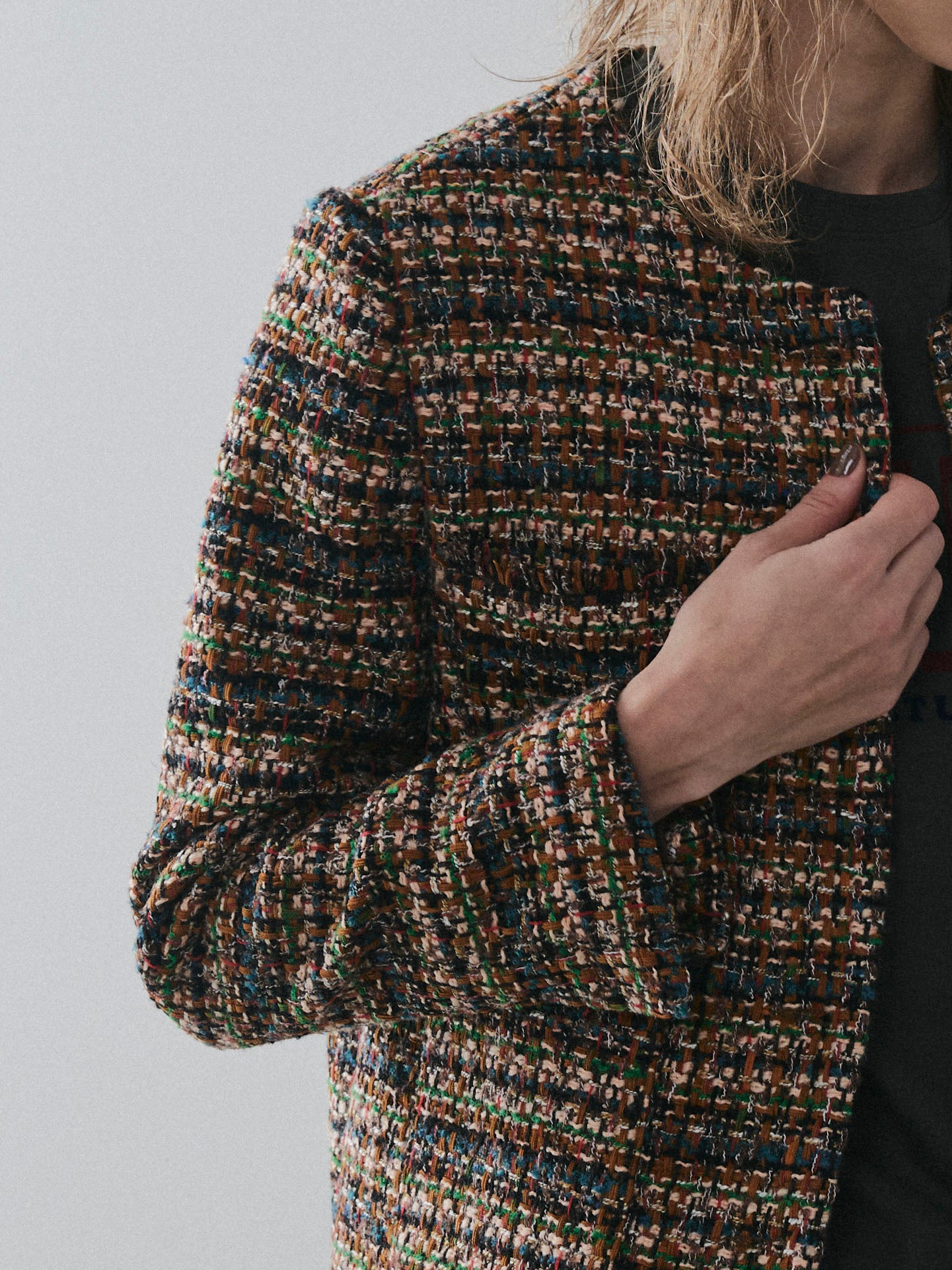 【予約:11月中旬】Mixed Tweed Jacket/60251004001