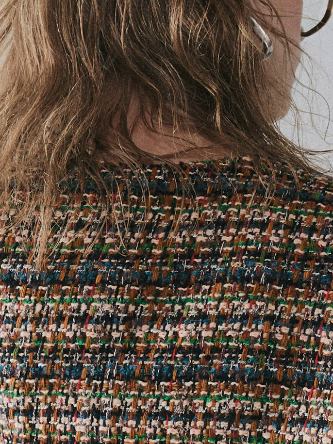 【予約:11月中旬】Mixed Tweed Jacket/60251004001