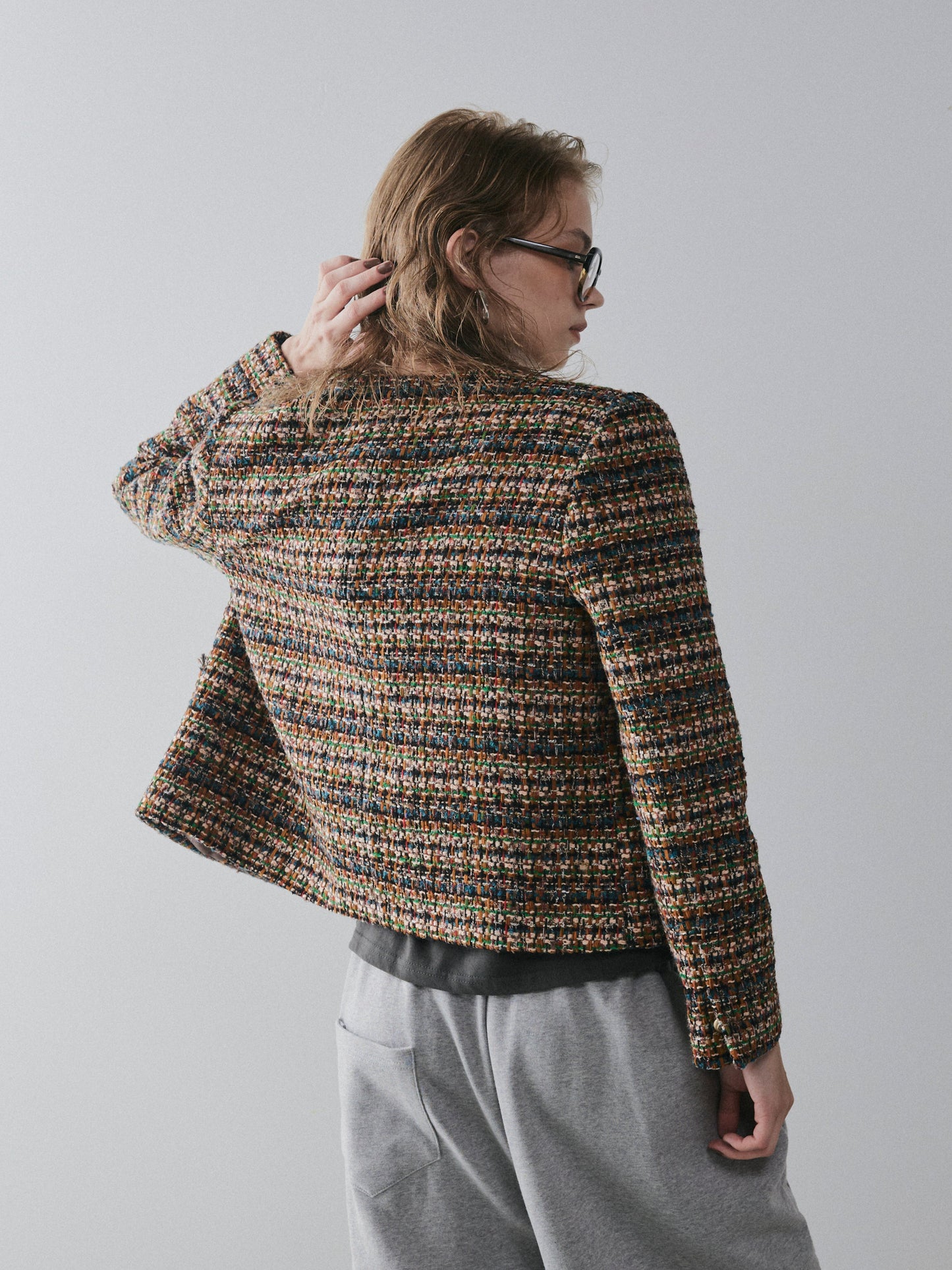 【予約:11月中旬】Mixed Tweed Jacket/60251004001