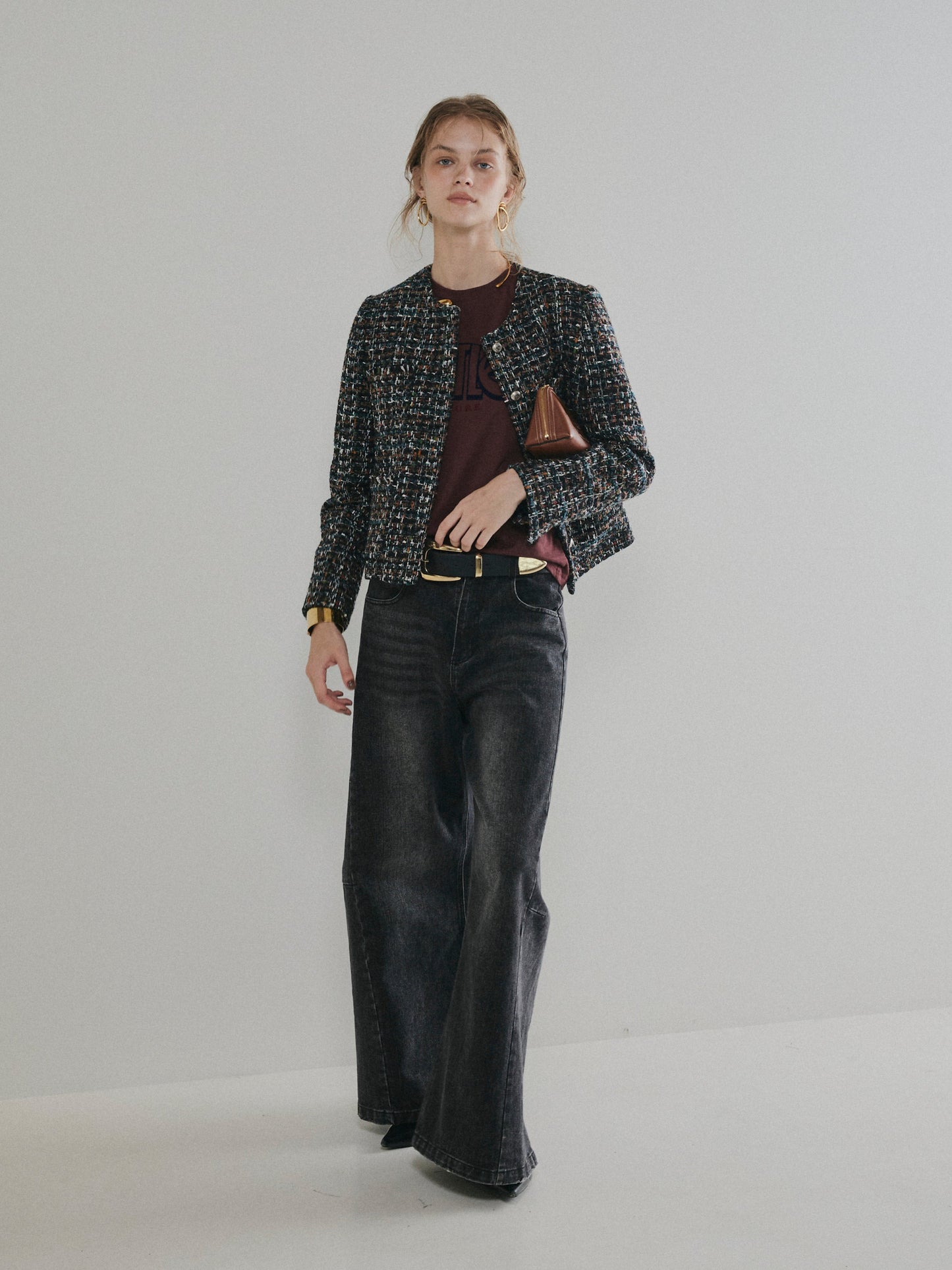 【予約:11月中旬】Mixed Tweed Jacket/60251004001