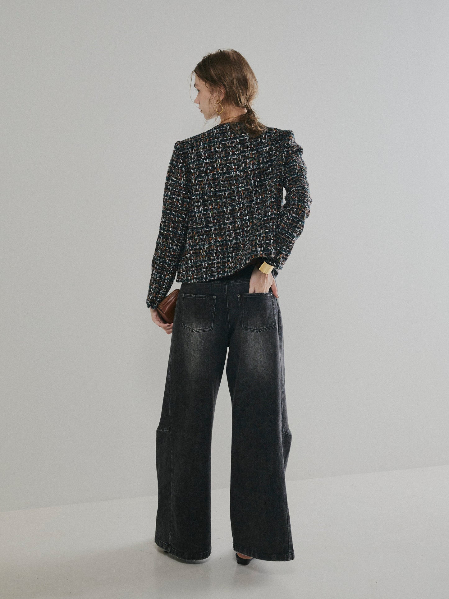 【予約:11月中旬】Mixed Tweed Jacket/60251004001