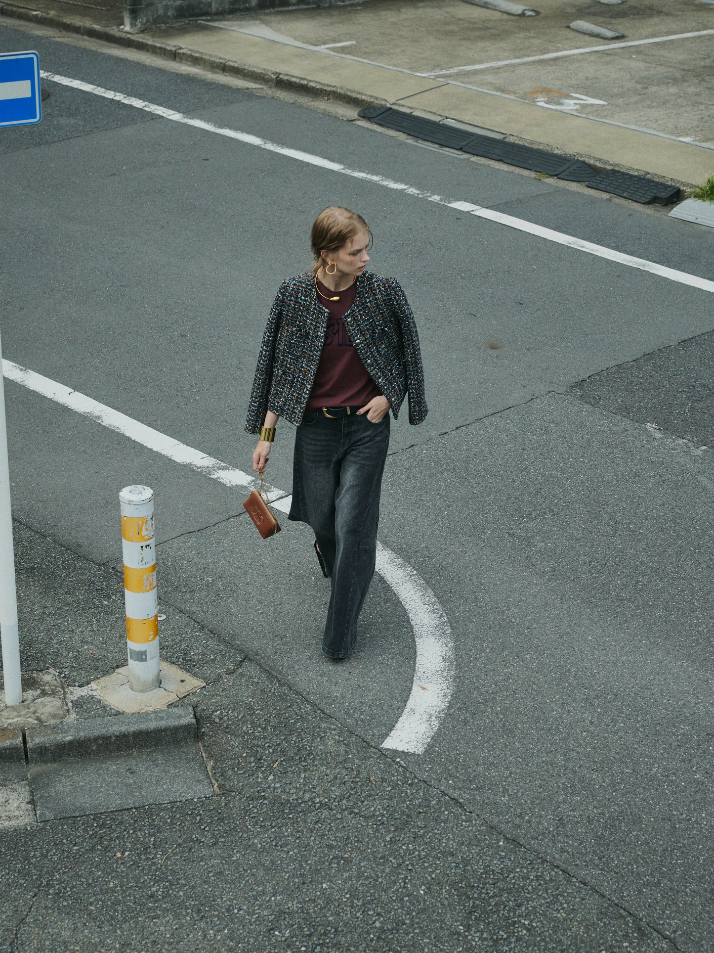 【予約:11月中旬】Mixed Tweed Jacket/60251004001