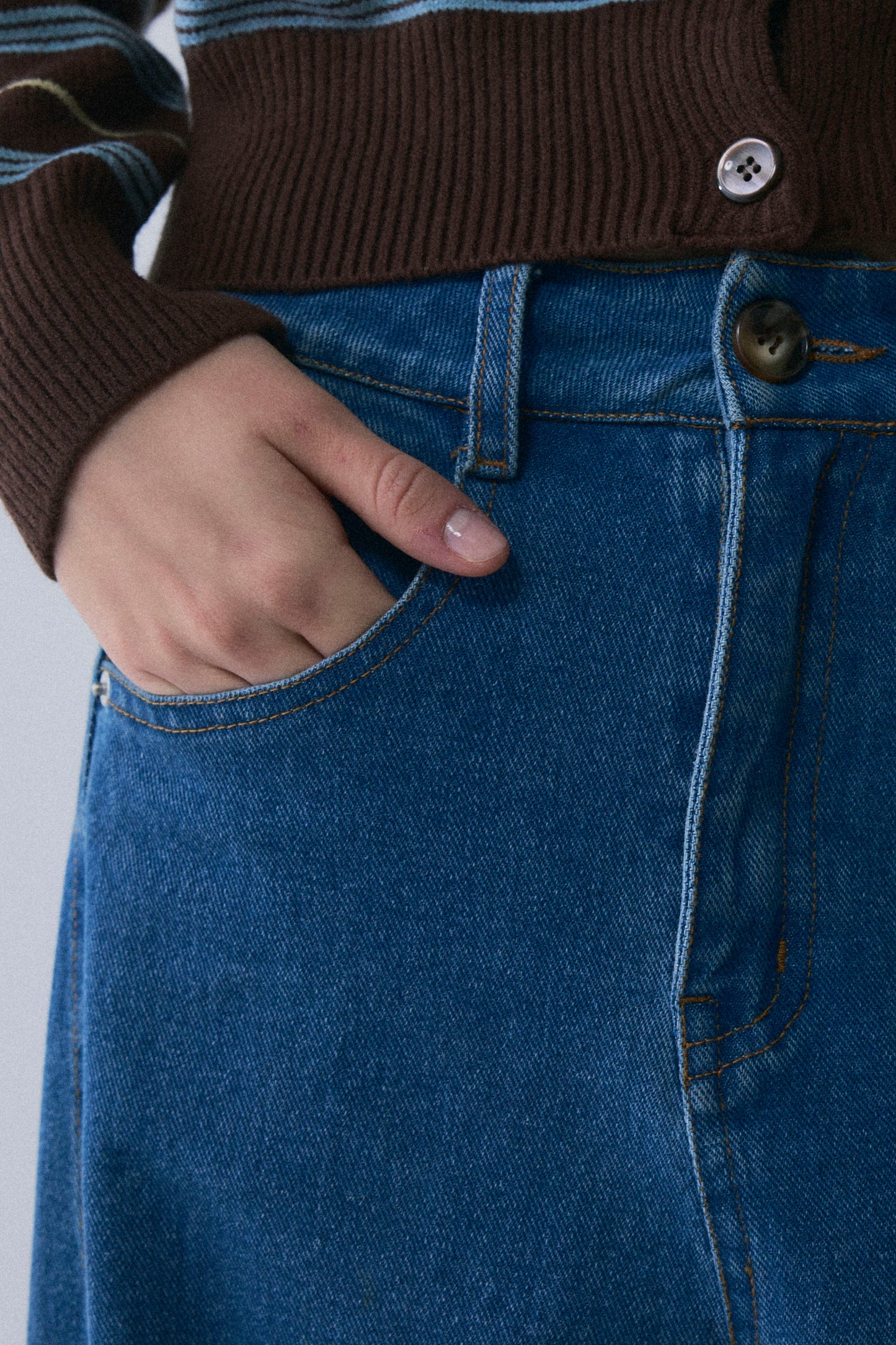 【予約:2月中旬】Structured Wide Denim/M261-33017【SELECT】
