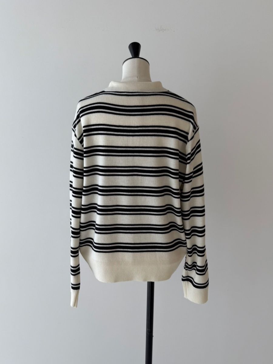 【予約:11月中旬】Polo Collar Knit/60251009020