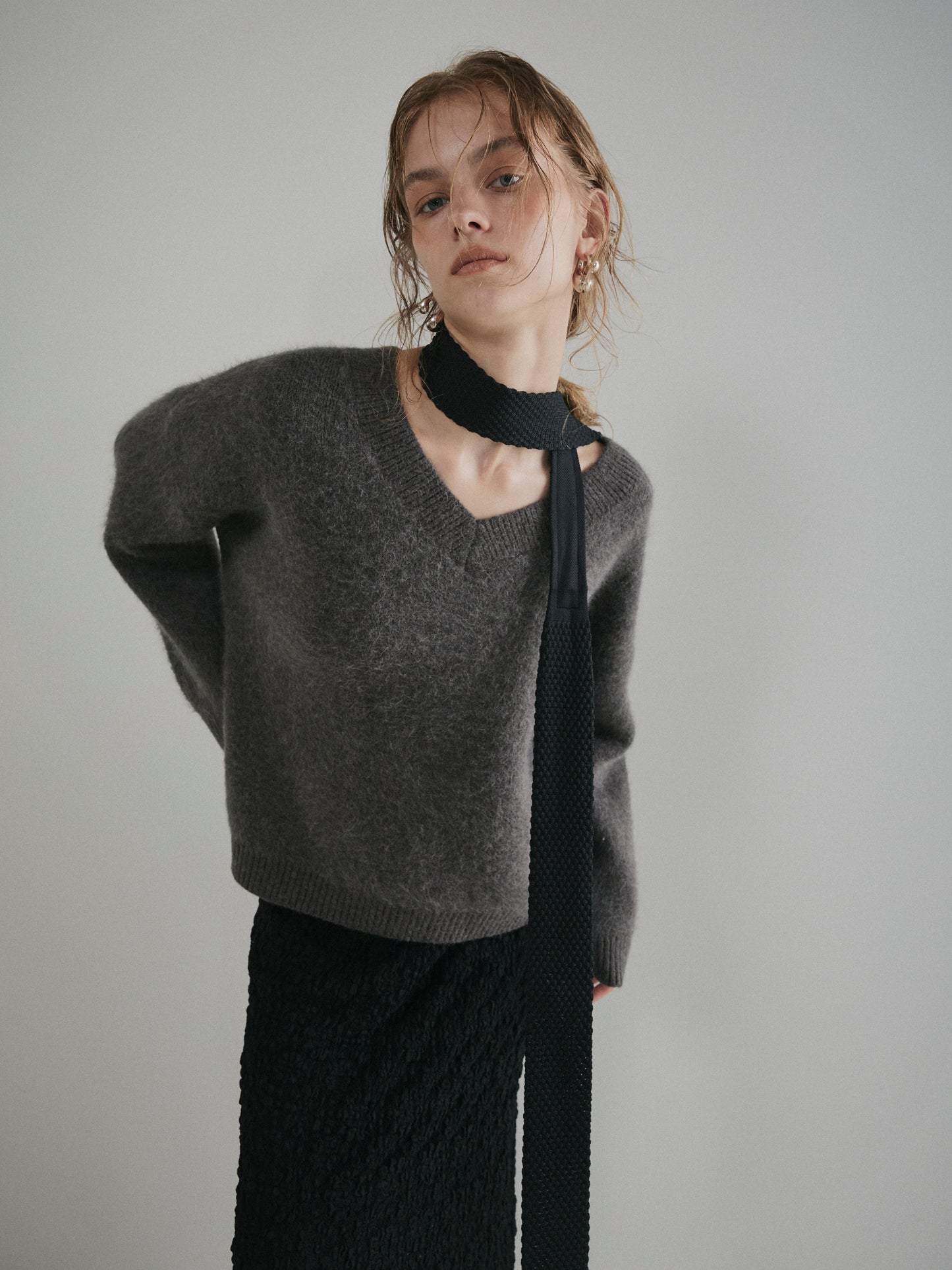 【予約:11月中旬】Fluffy Essential Knit/60251009015