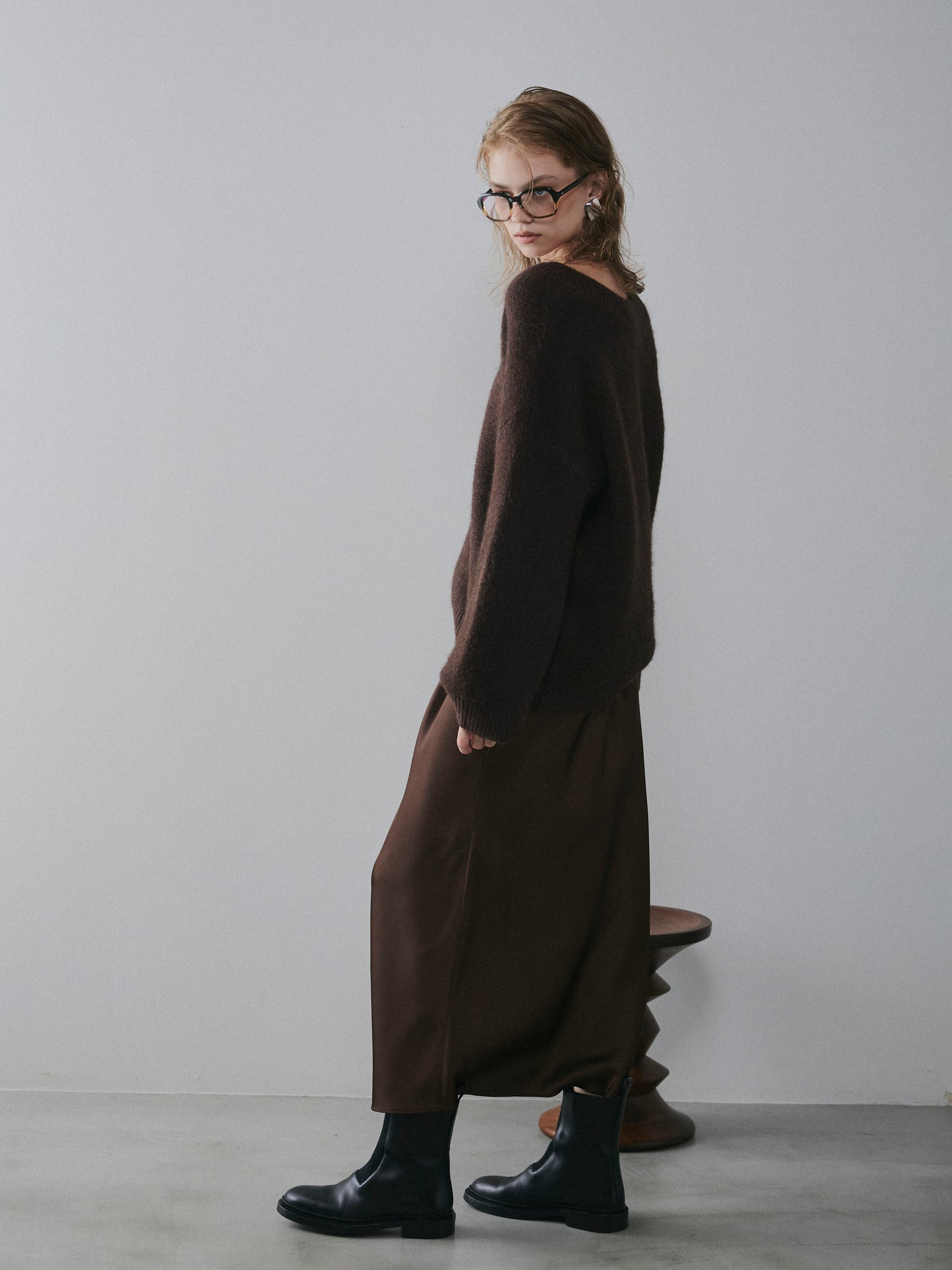 【予約:11月中旬】Fluffy Essential Knit/60251009015