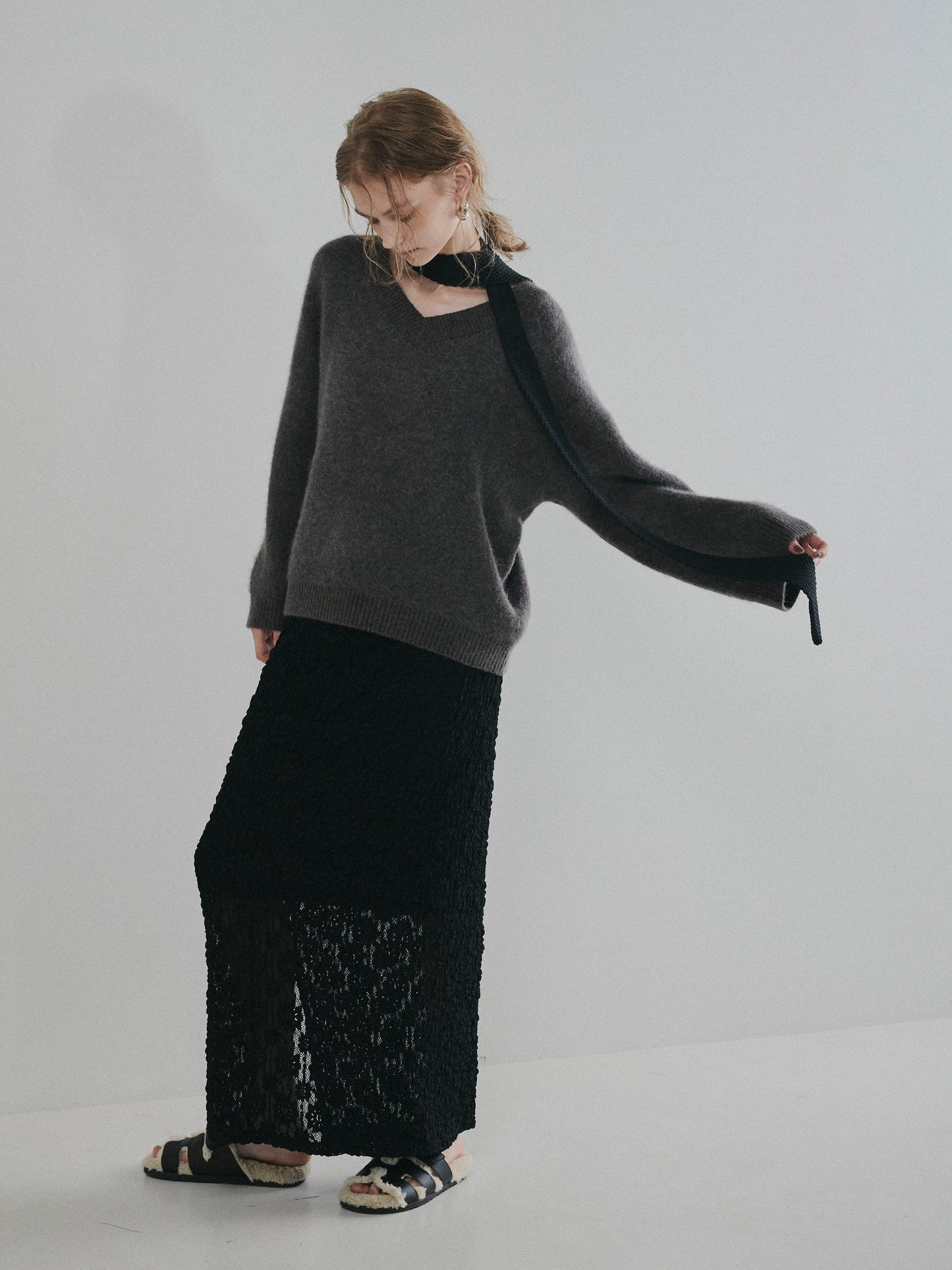 【予約:11月中旬】Fluffy Essential Knit/60251009015