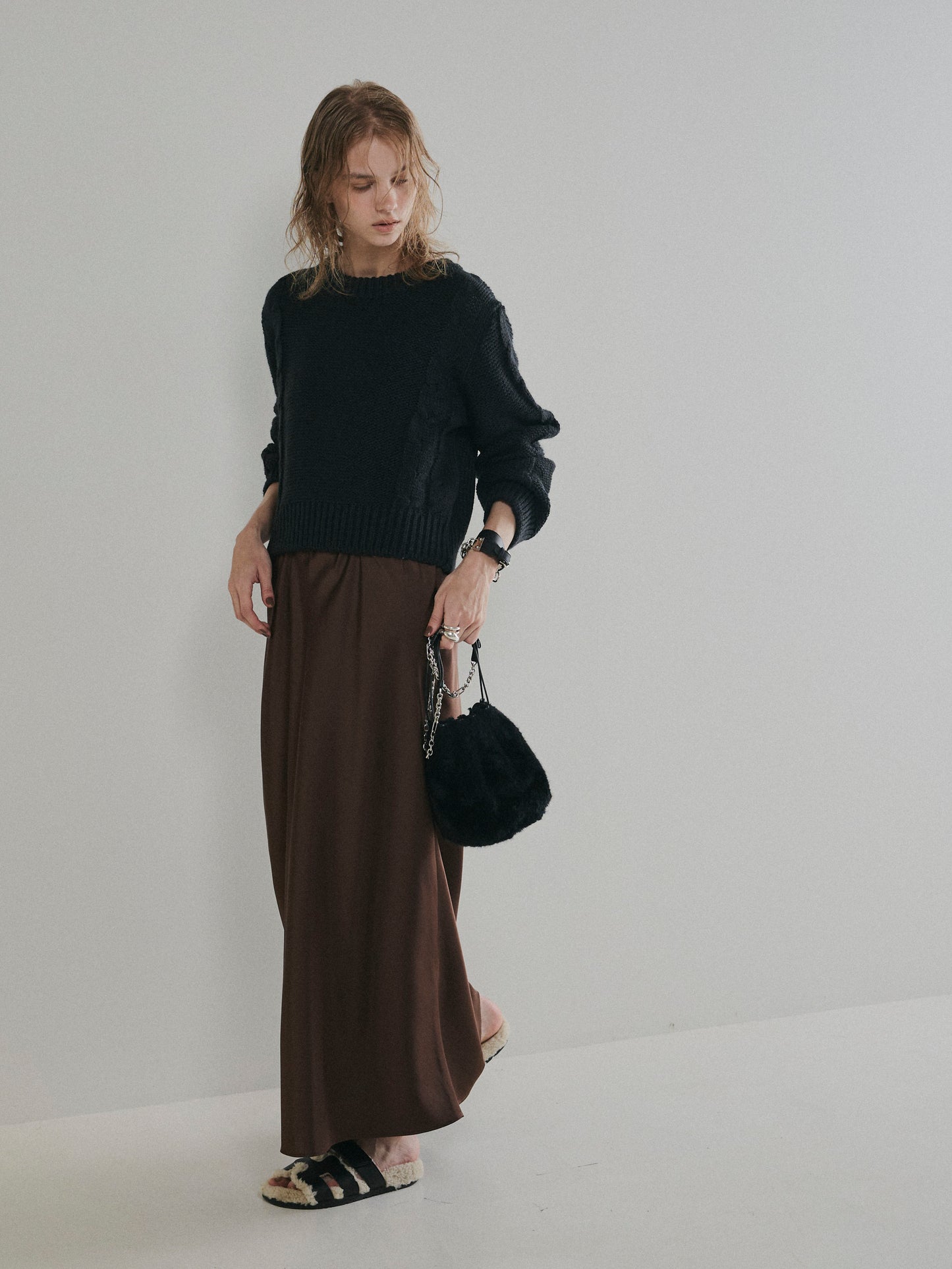 【予約:11月中旬】Laced Back Hole Knit/60251009019