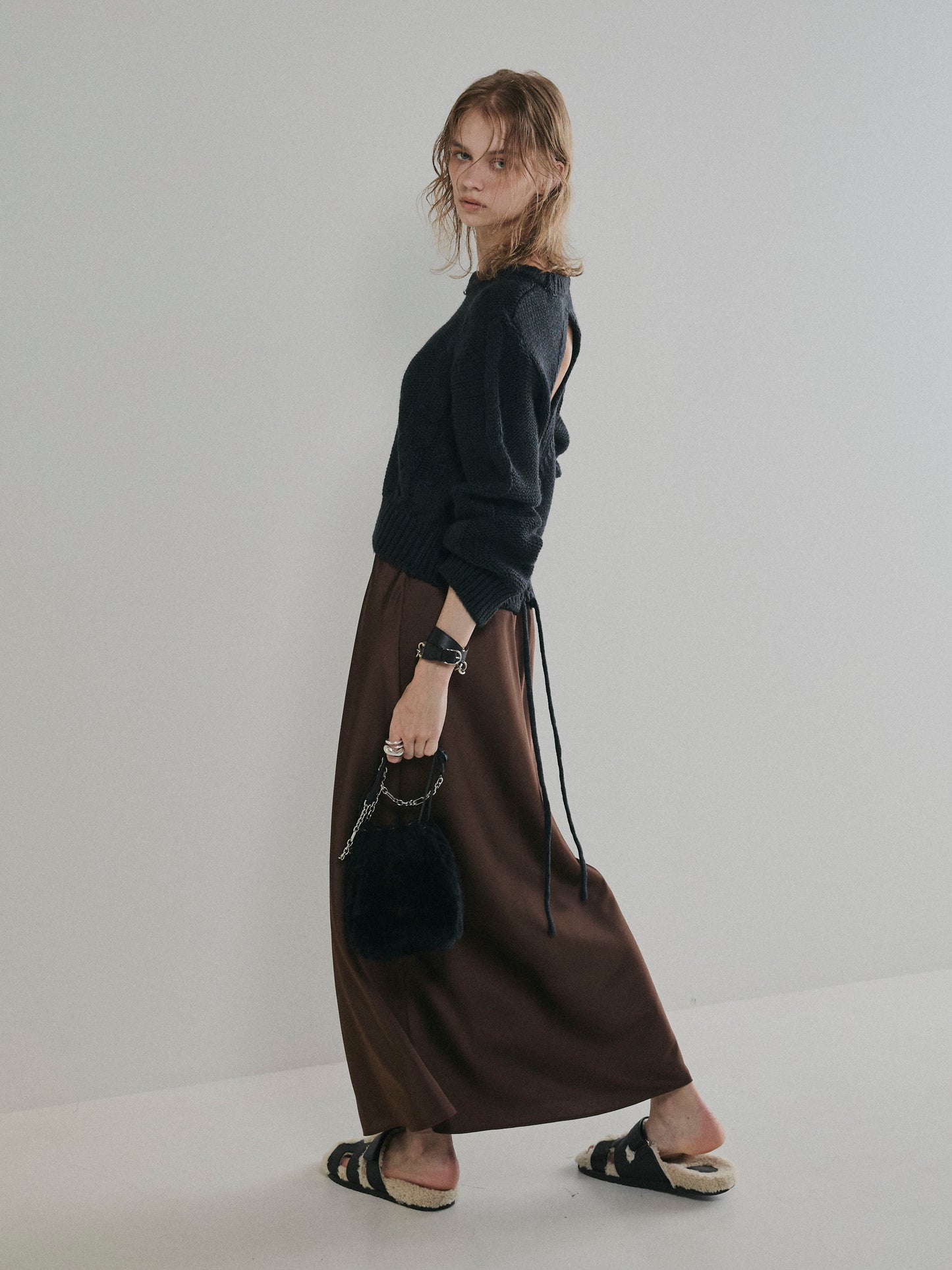 【予約:11月中旬】Laced Back Hole Knit/60251009019