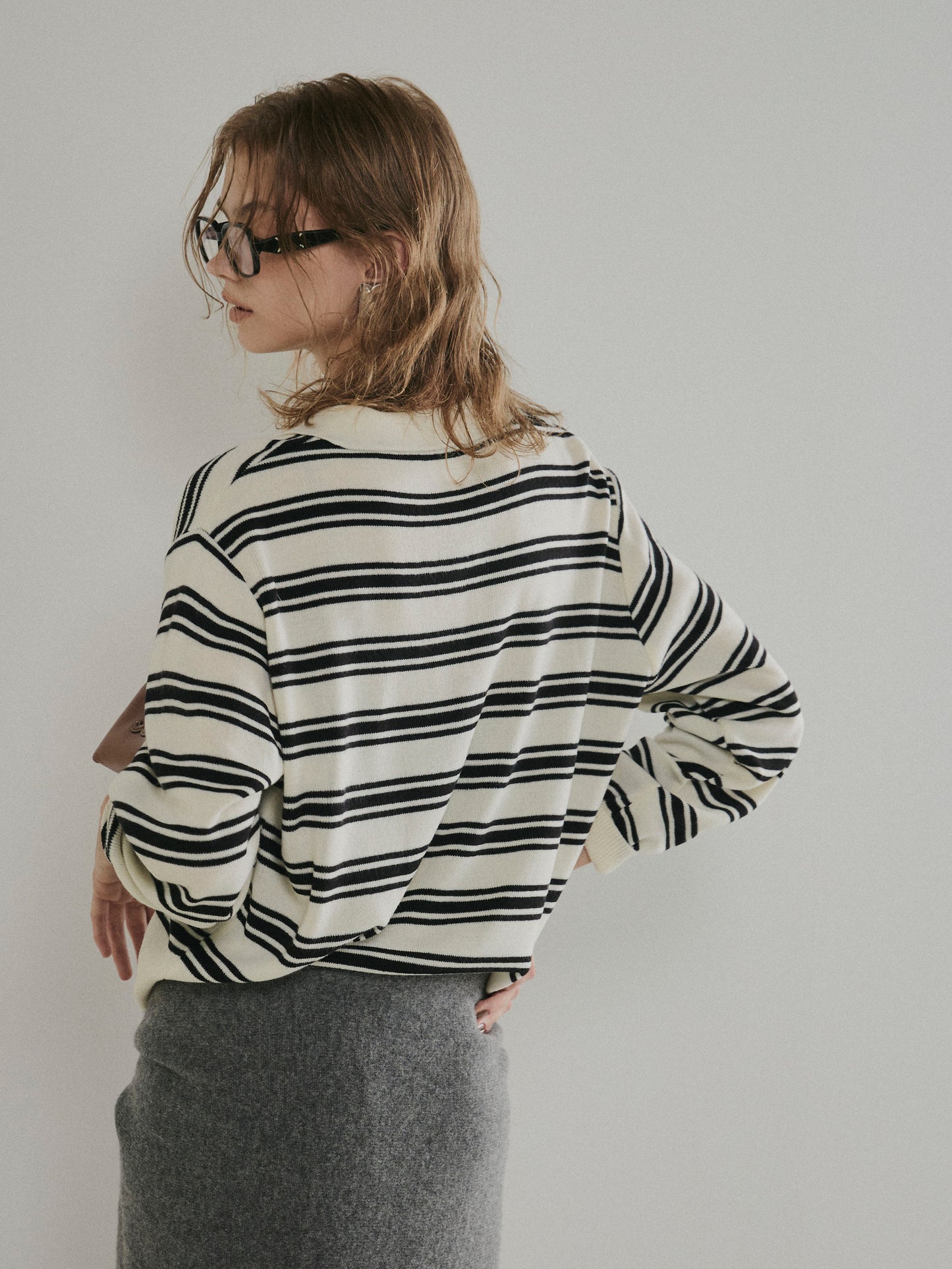 【予約:11月中旬】Polo Collar Knit/60251009020