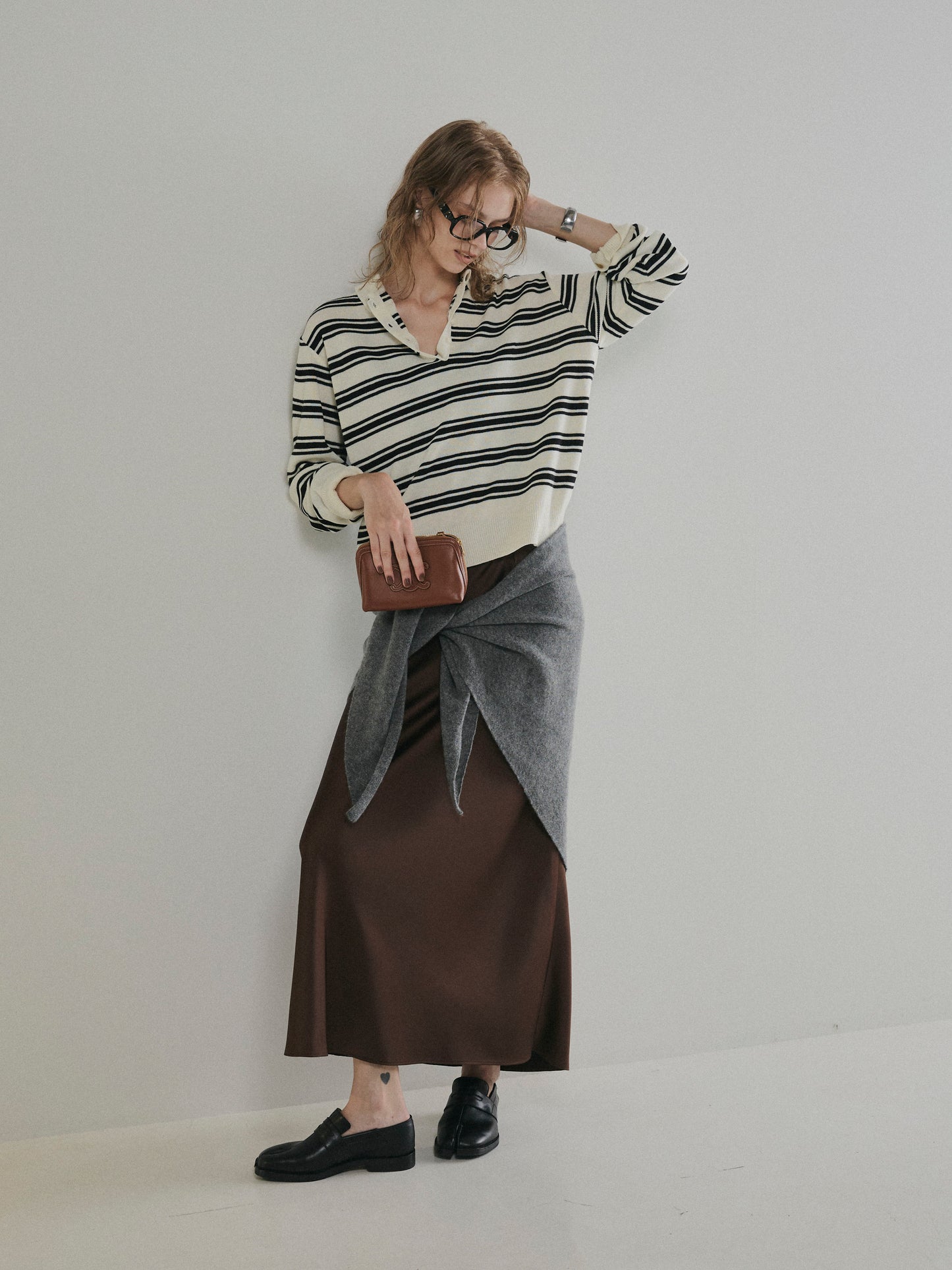 【予約:11月中旬】Polo Collar Knit/60251009020
