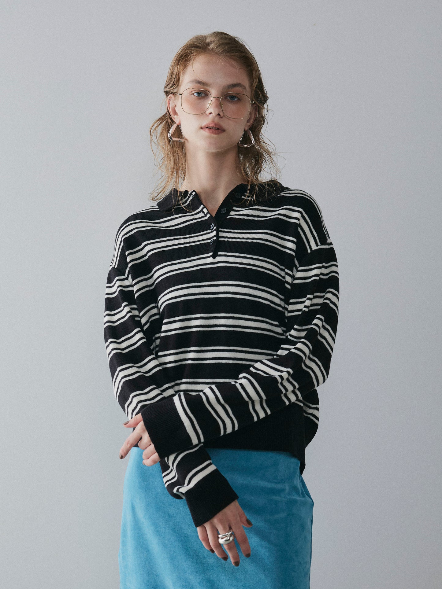 【予約:11月中旬】Polo Collar Knit/60251009020