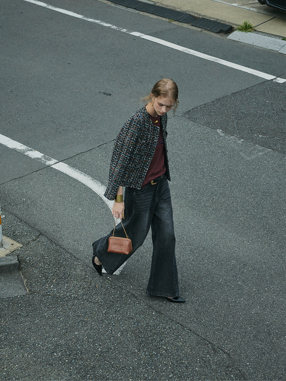 【予約:11月中旬】Structured Wide Denim/60251003025