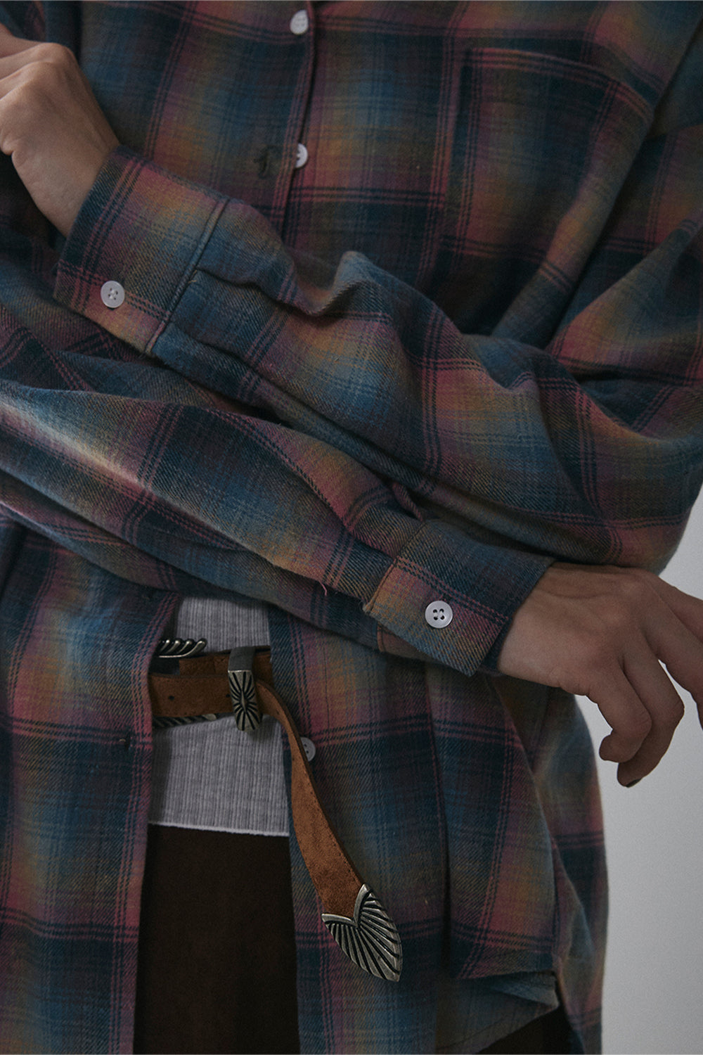 【予約:1月下旬〜2月上旬】Brushed Checked Shirt/60251001012