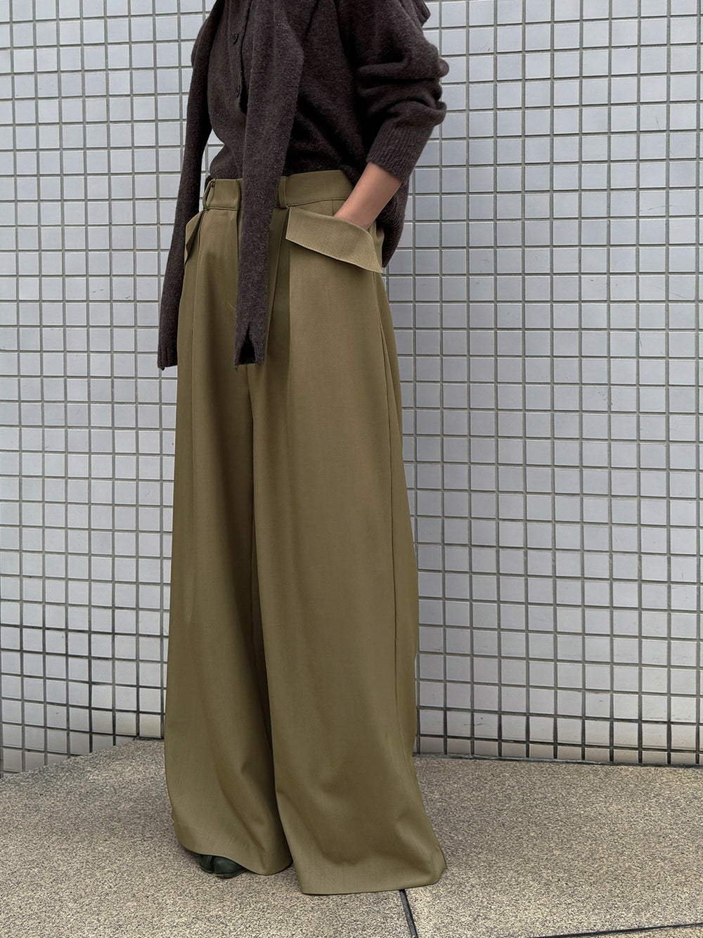 【予約:11月中旬】Utility Flap Wide Pants/60251003029