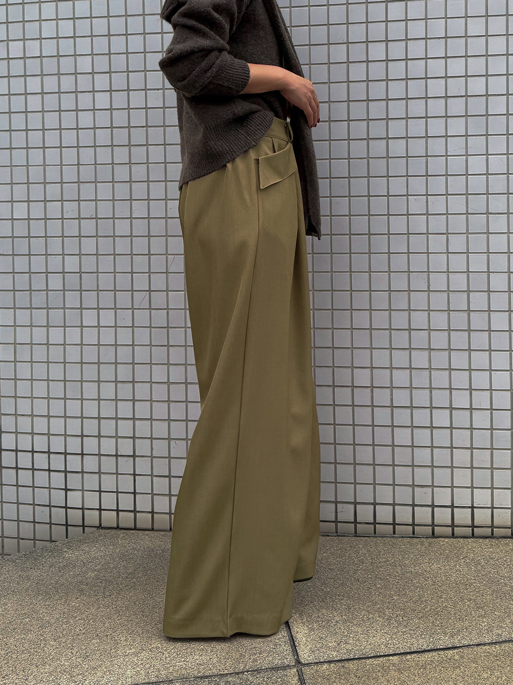 【予約:11月中旬】Utility Flap Wide Pants/60251003029