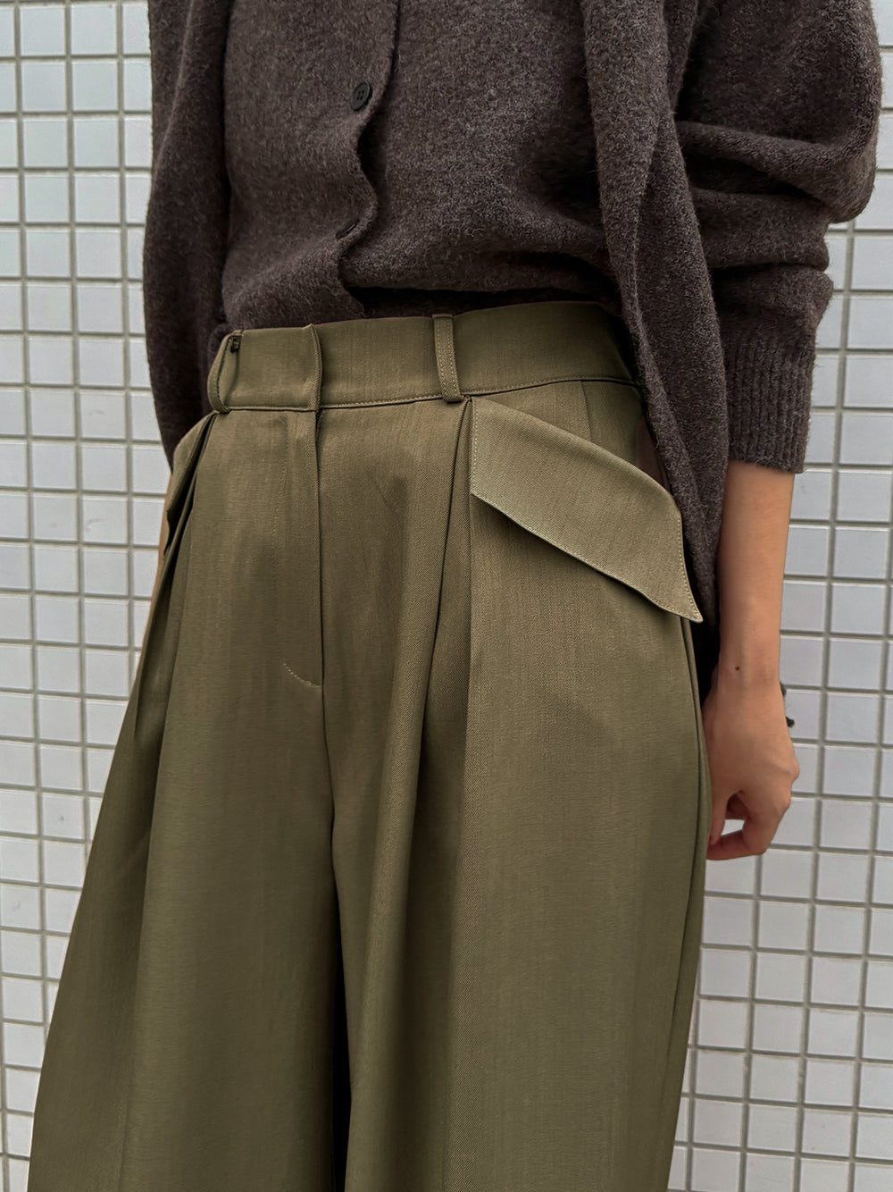 【予約:11月中旬】Utility Flap Wide Pants/60251003029