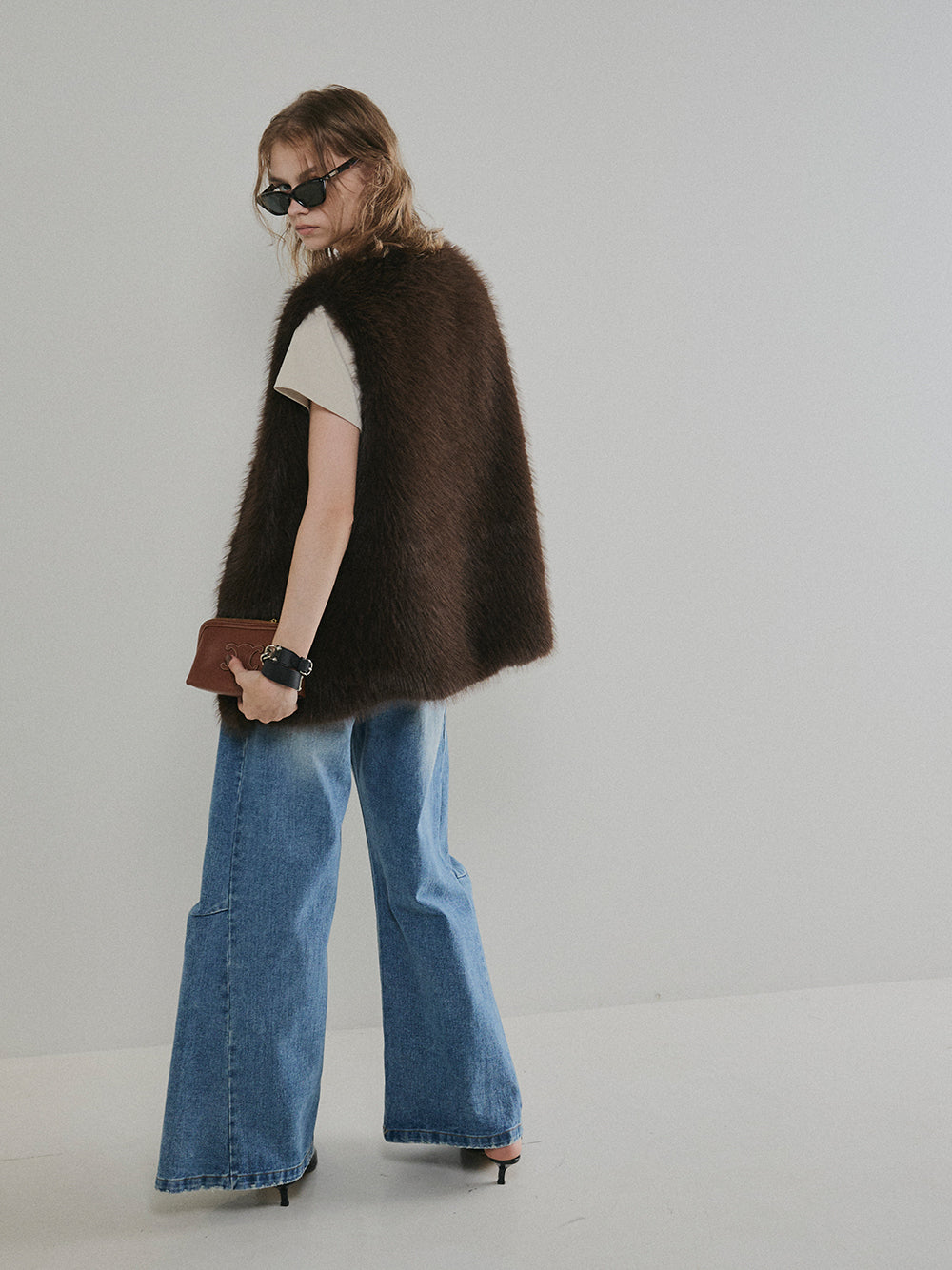 【予約:11月中旬】Eco Fur Vest/60251004038