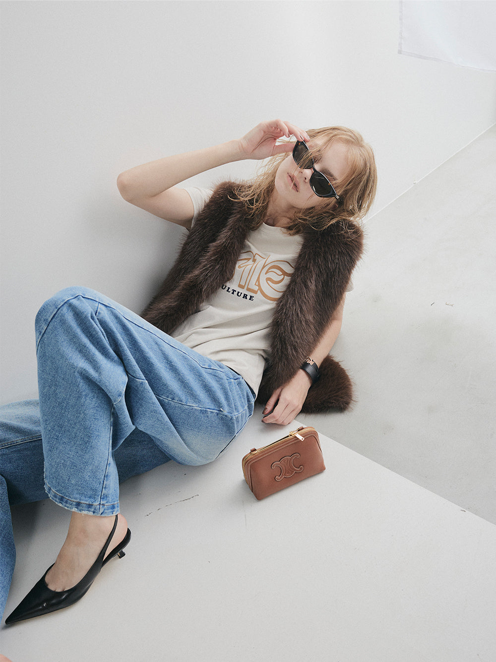 【予約:11月中旬】Eco Fur Vest/60251004038