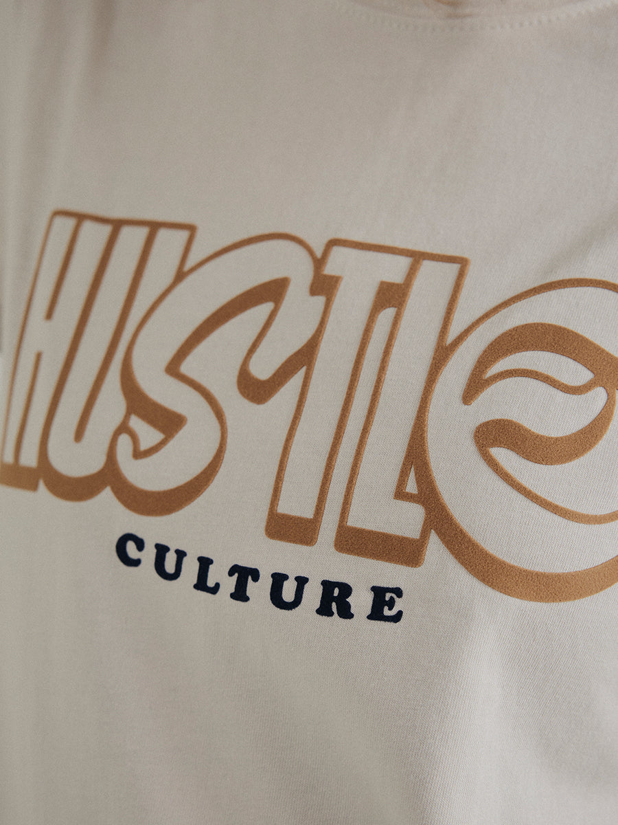 【予約:11月中旬】¨HUSTLE ¨
flocky print tee/60251008007