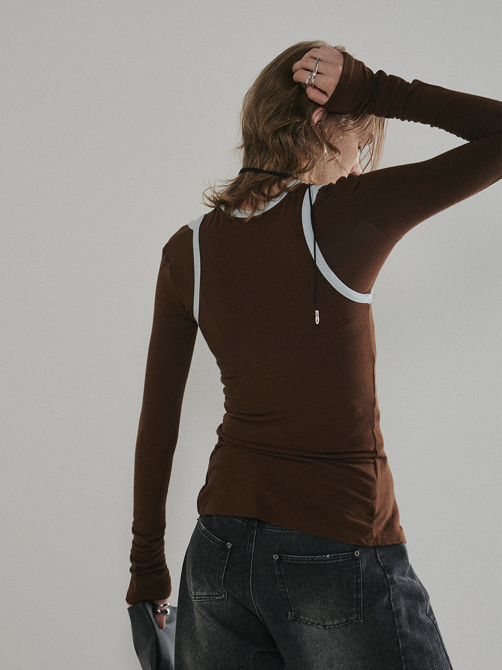 【予約:11月中旬】Piping Layered Tops/60251008008