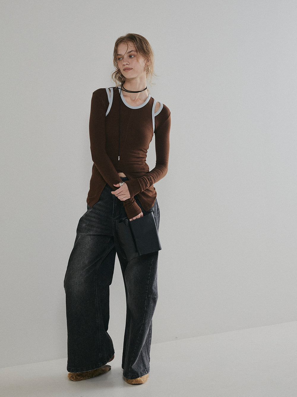 【予約:11月中旬】Piping Layered Tops/60251008008