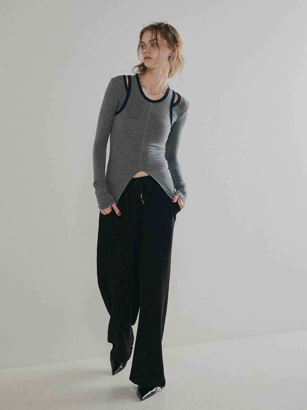 【予約:11月中旬】Piping Layered Tops/60251008008