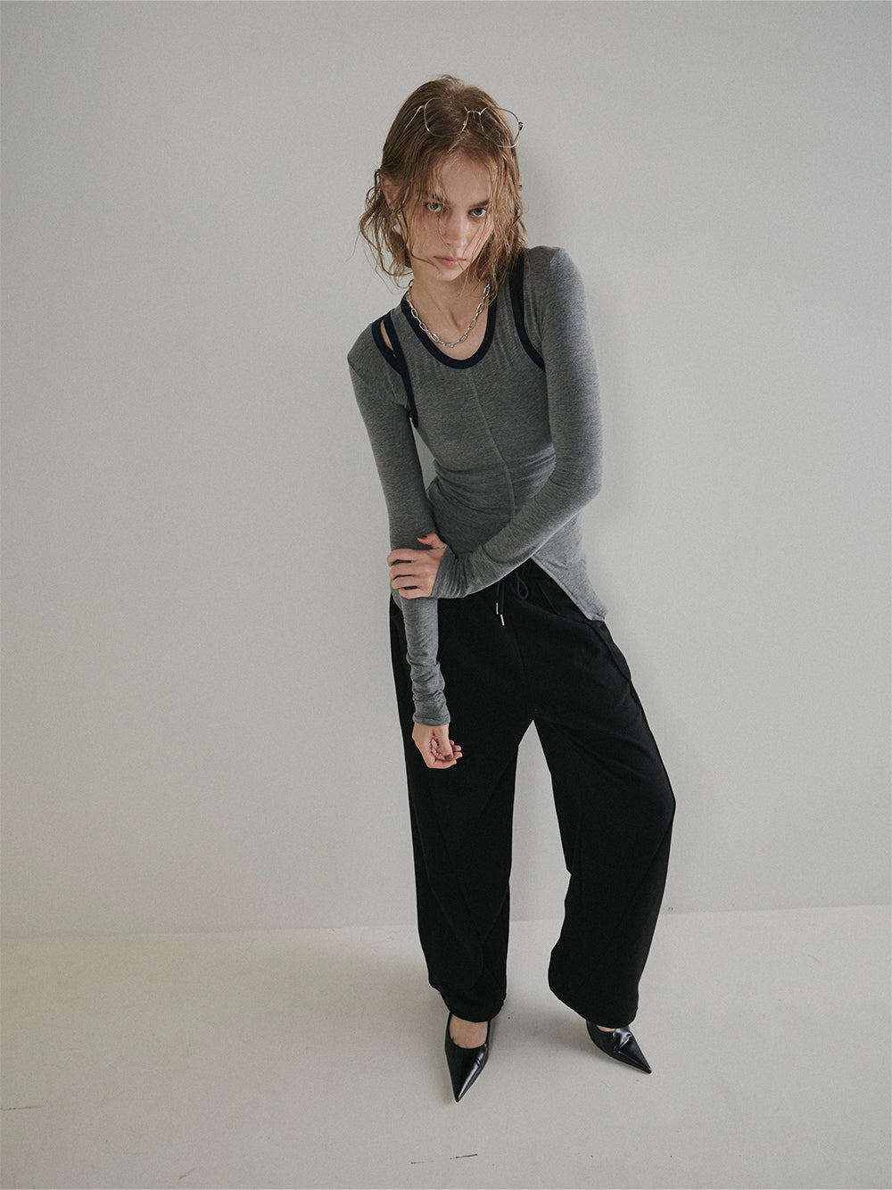 【予約:11月中旬】Piping Layered Tops/60251008008