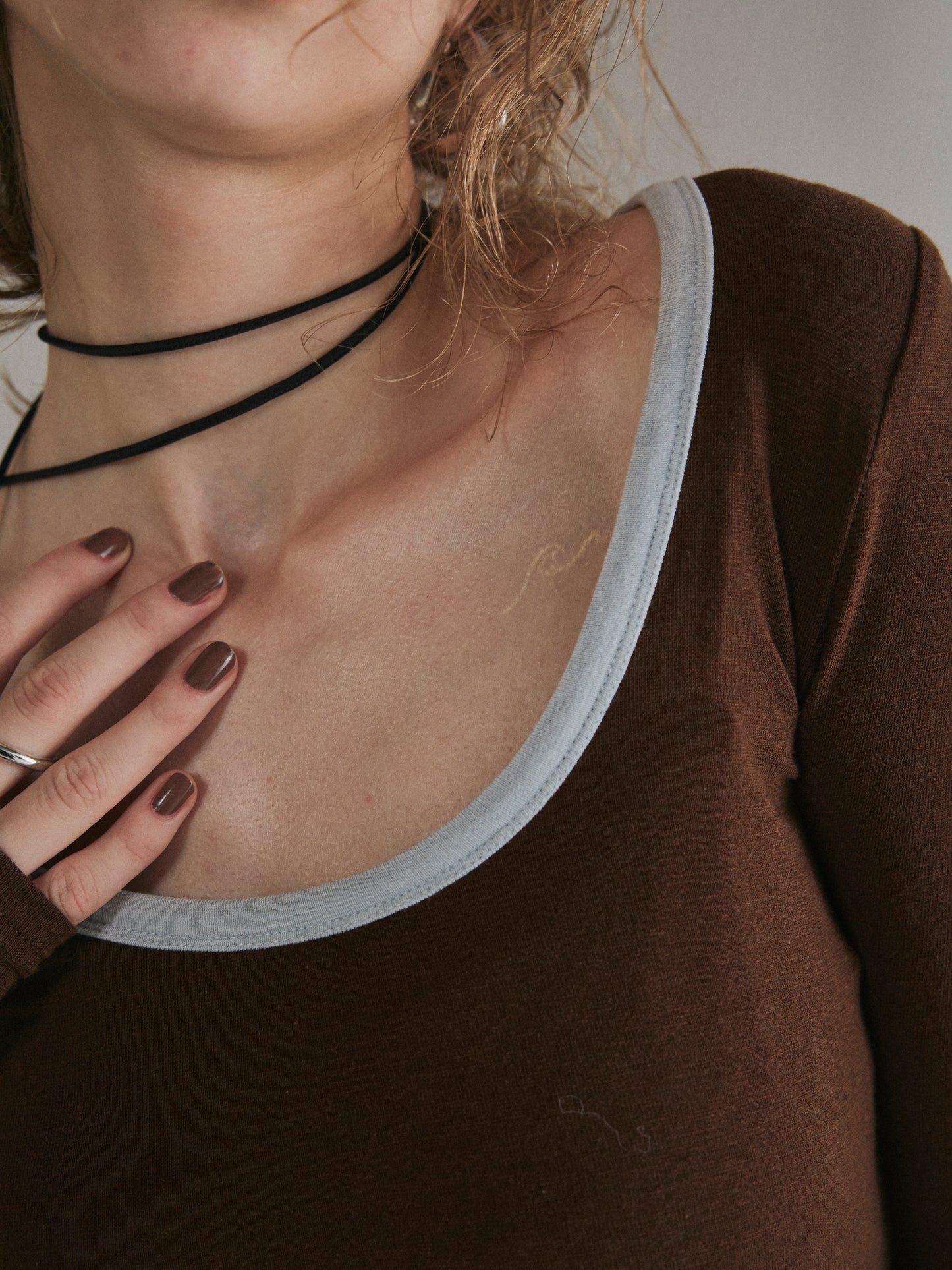【予約:11月中旬】Piping Layered Tops/60251008008