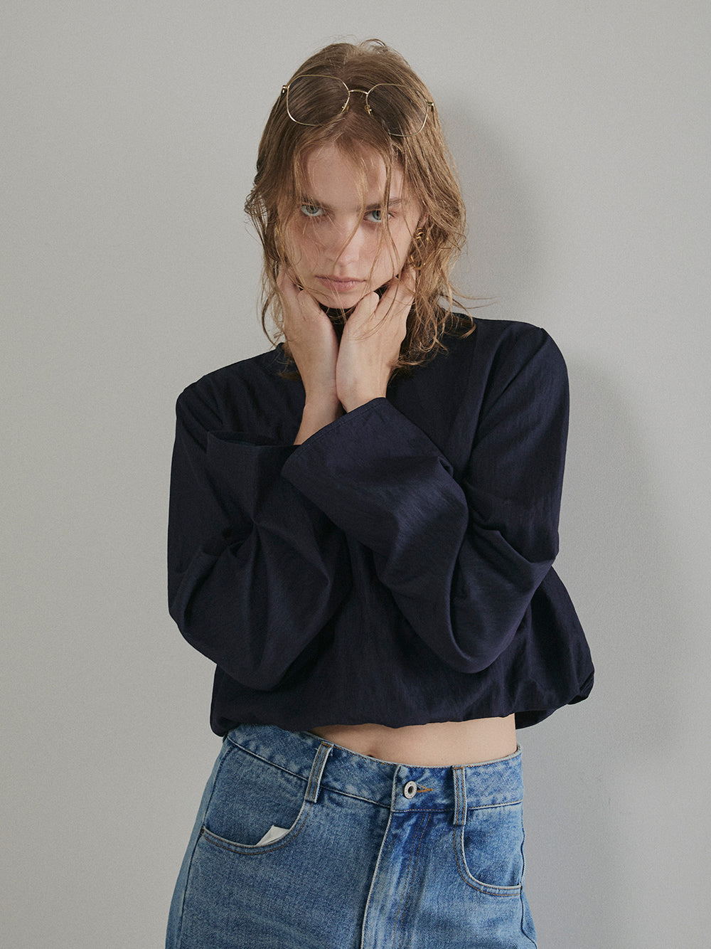 【予約:11月中旬】Balloon Blouse/60251001011
