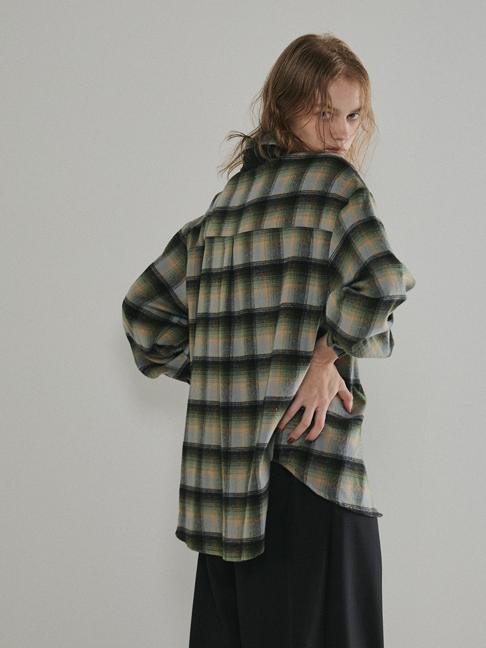 【予約:11月中旬】Brushed Checked Shirt/60251001012
