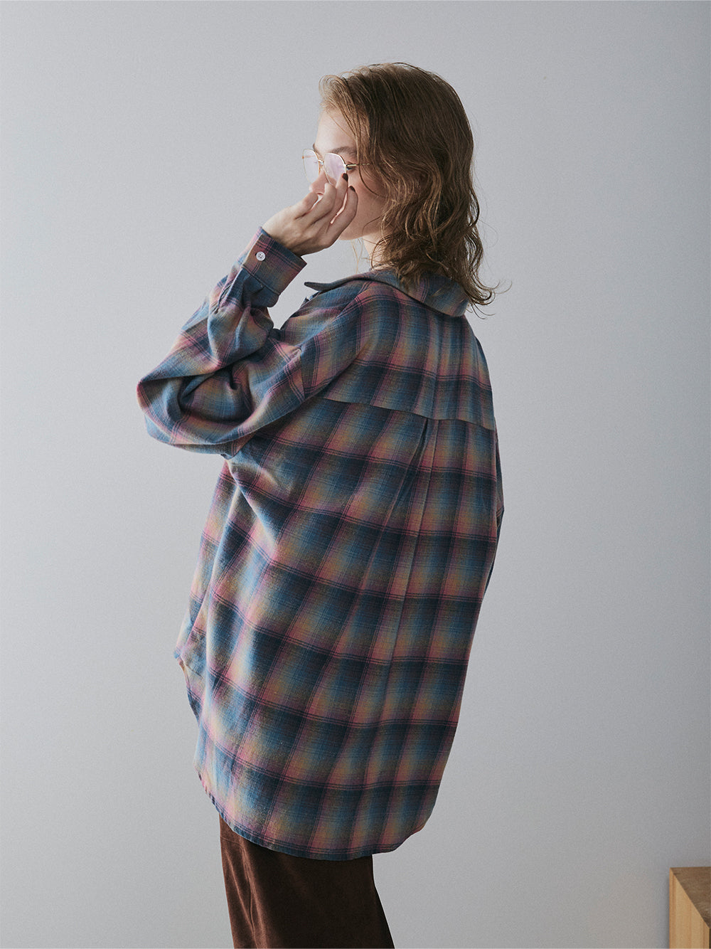 【予約:11月中旬】Brushed Checked Shirt/60251001012