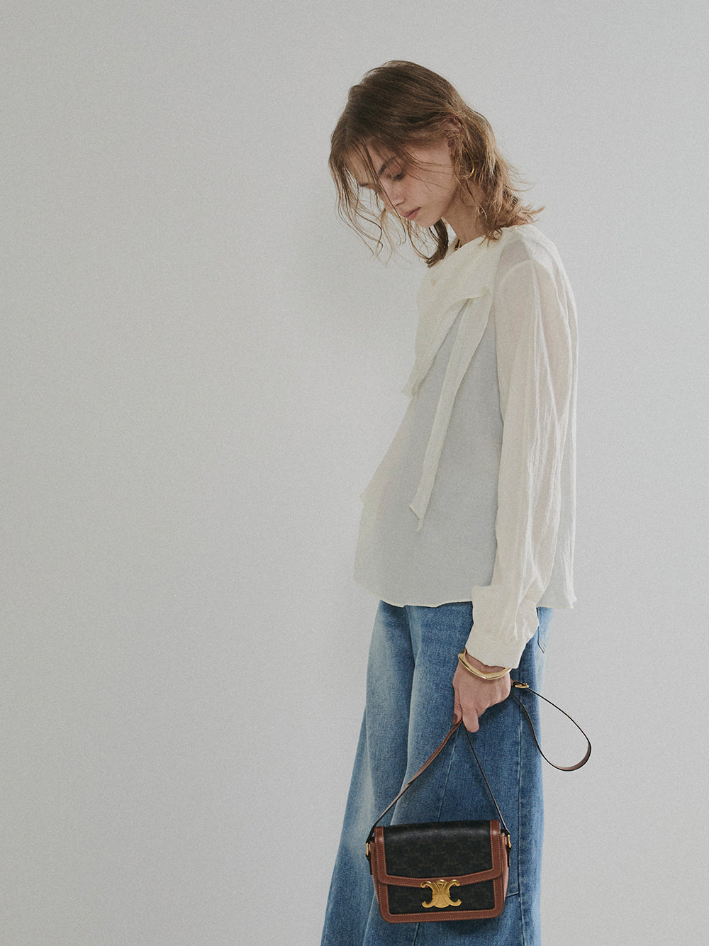 【予約:11月中旬】Fluid Flow Blouse/60251001013