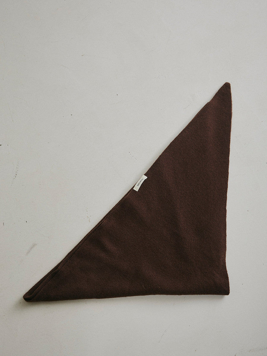 【予約:11月中旬】Triangle Knit Scarf/60251000033