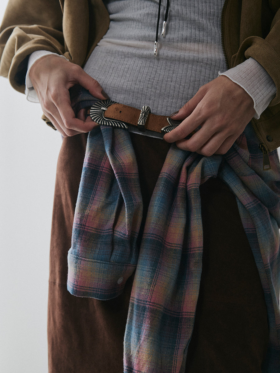 【予約:11月中旬】Eco-Suede Belt/60251000037