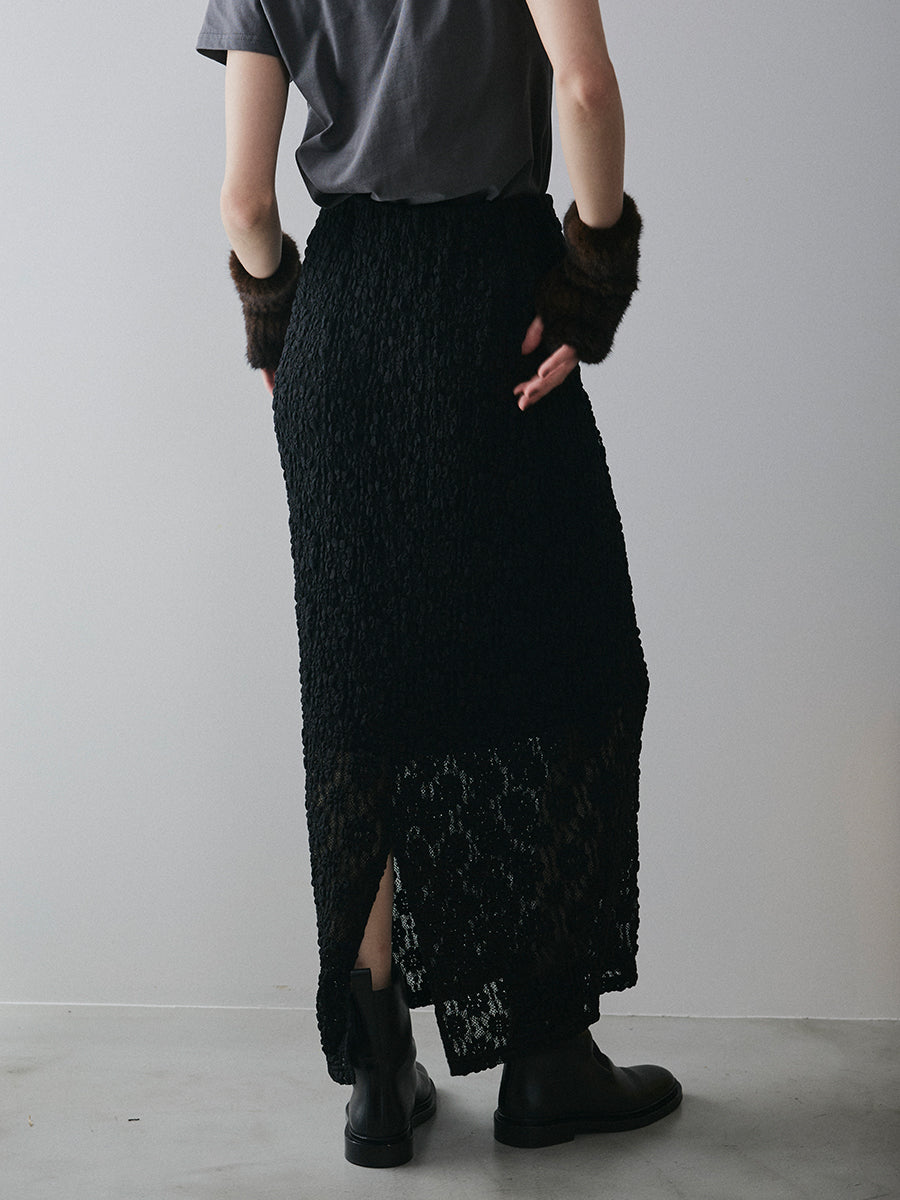 【予約:12月中旬】Puff Lace Skirt/60251002023