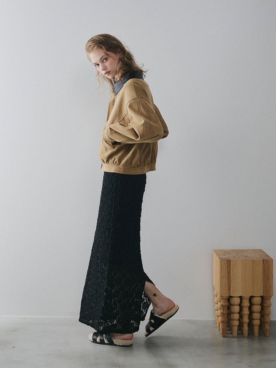 【予約:12月中旬】Puff Lace Skirt/60251002023