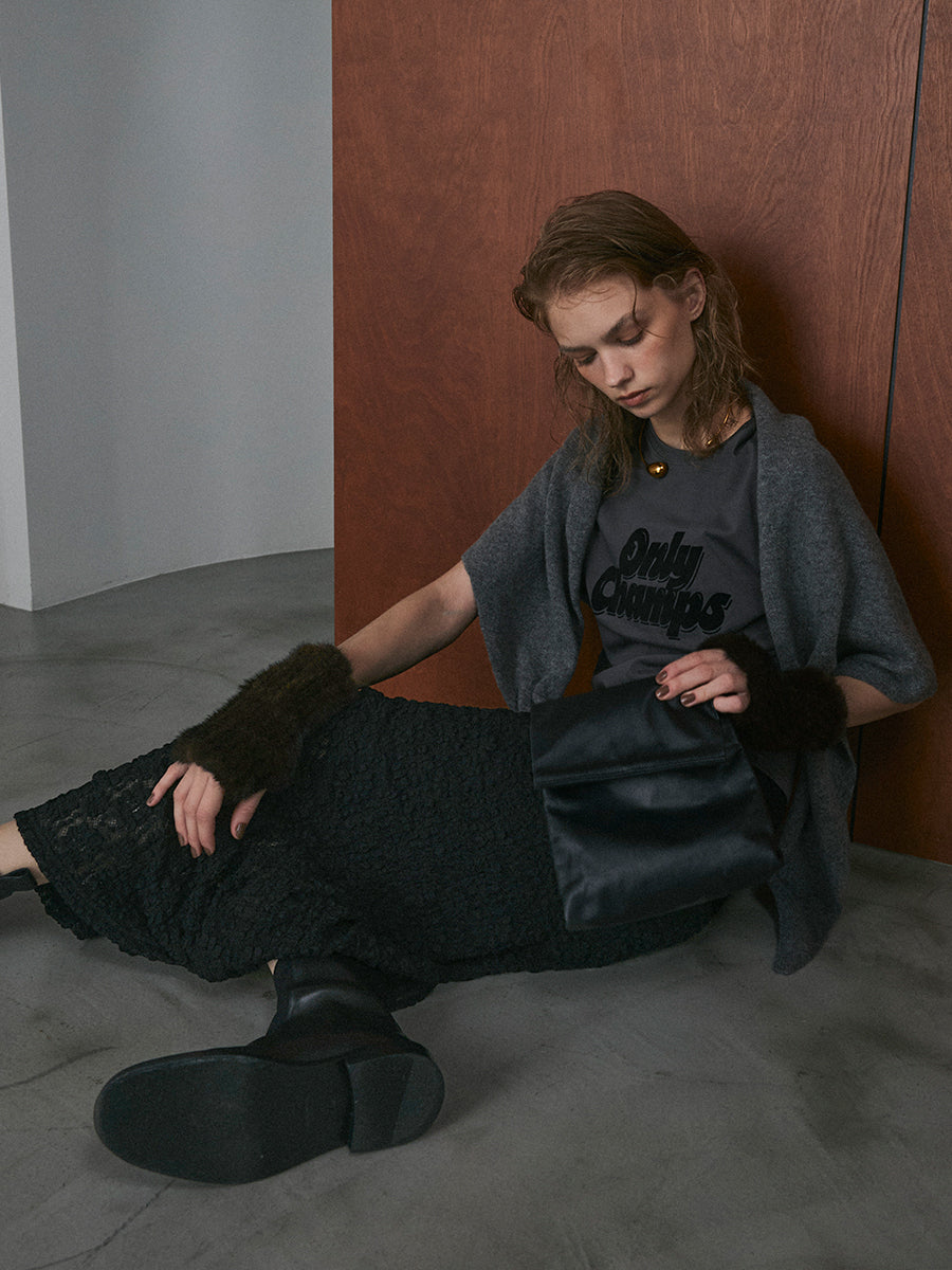 【予約:12月中旬】Puff Lace Skirt/60251002023