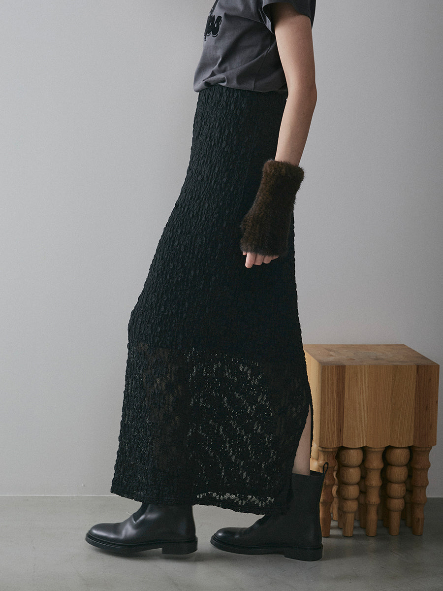 【予約:12月中旬】Puff Lace Skirt/60251002023