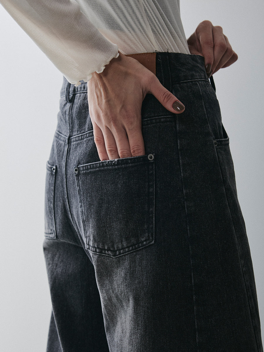 【予約:11月中旬】Structured Wide Denim/60251003025