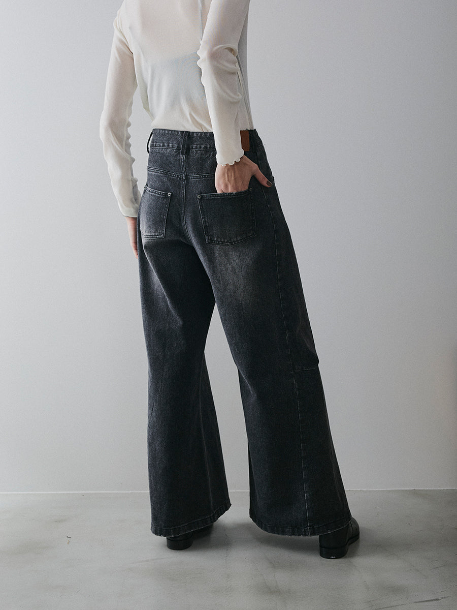 【予約:11月中旬】Structured Wide Denim/60251003025