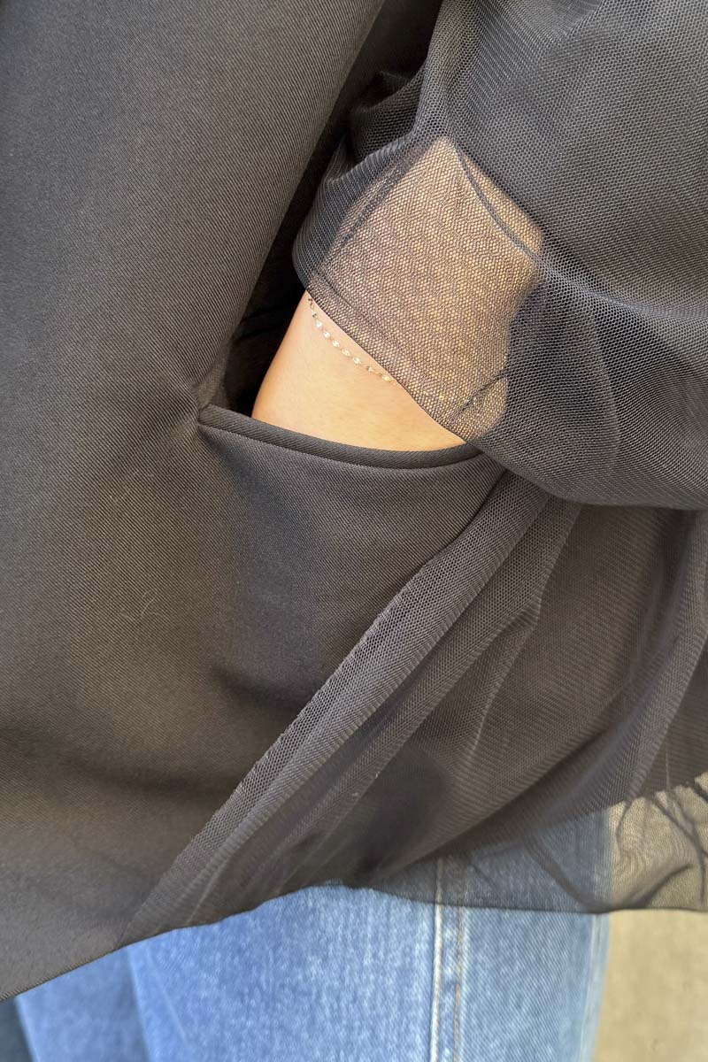 【予約:1月下旬〜2月上旬】Tulle Jacket/60251004002