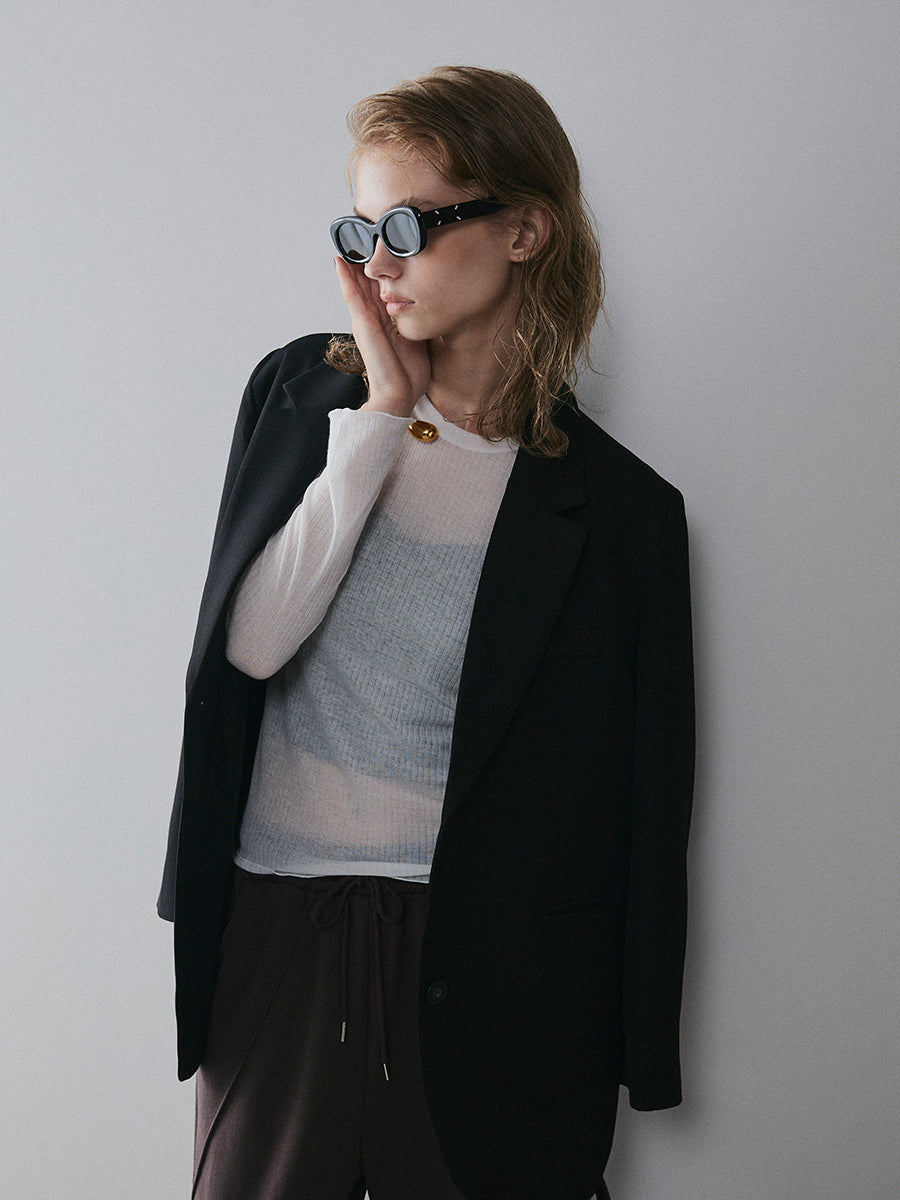 【予約:11月中旬】Sleek Tailored Jacket/60251004003