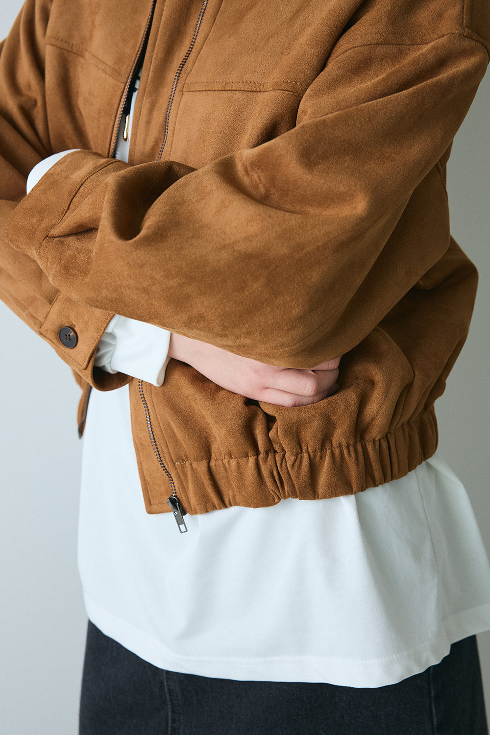 【予約:1月下旬〜2月上旬】Eco Suede Jacket/60251104042