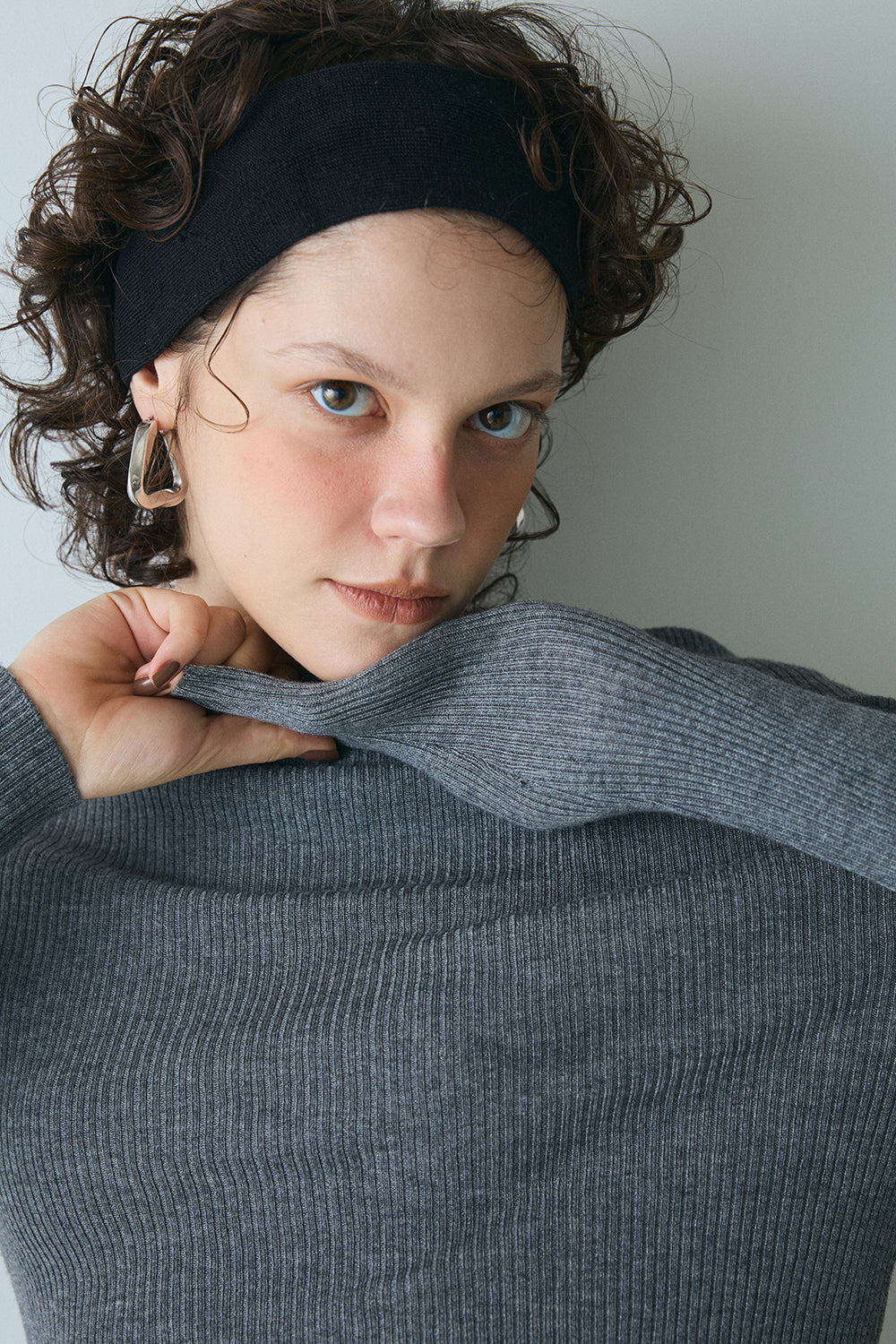 【予約:1月下旬〜2月上旬】Hem Rib Knit/60251108051