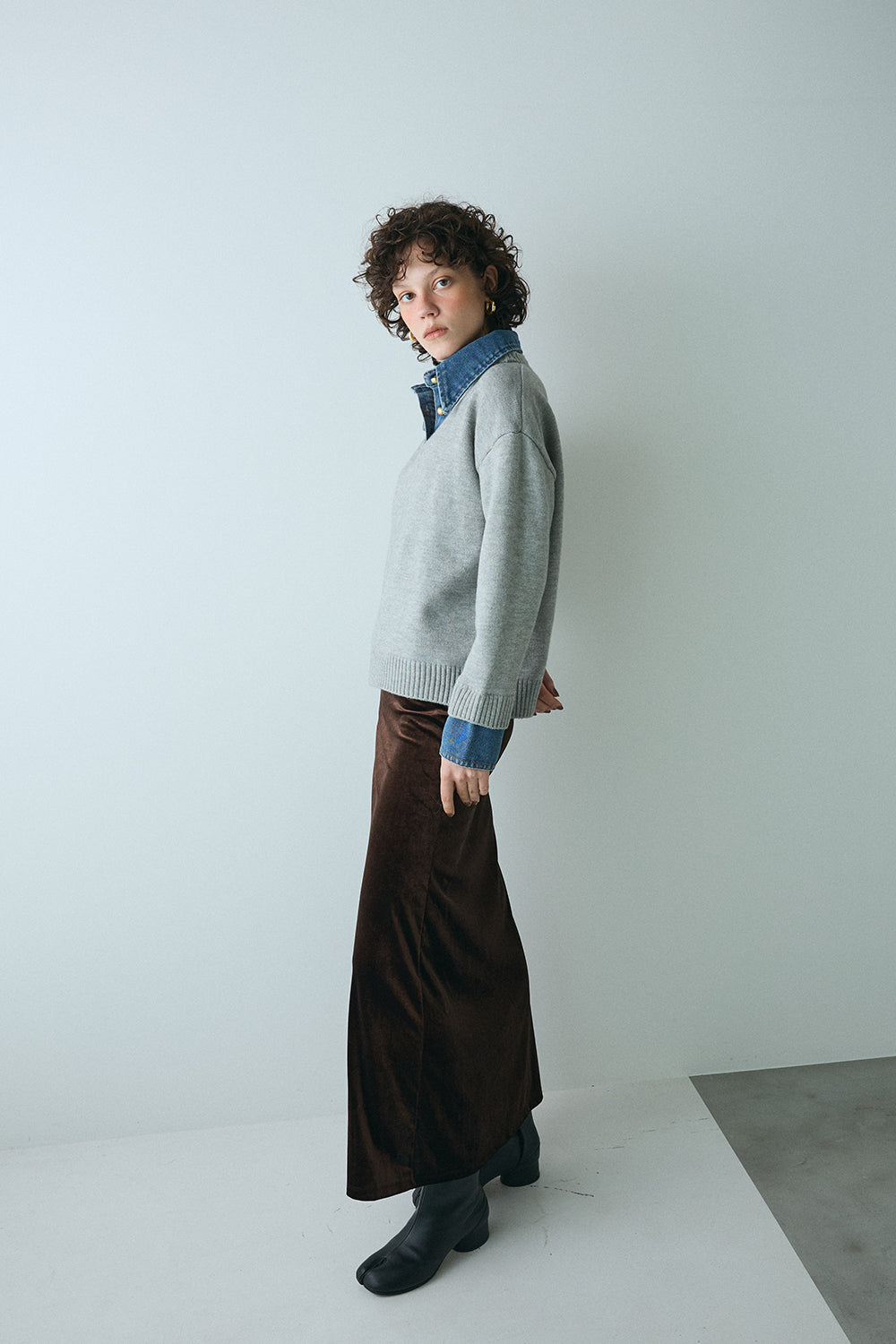 【予約:1月下旬〜2月上旬】Layered Knit/60251109048