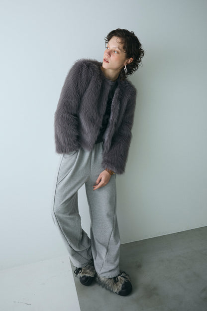 【予約：1月下旬〜2月上旬】Eco Fur Jacket／60251104040